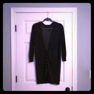 Olive green cardigan